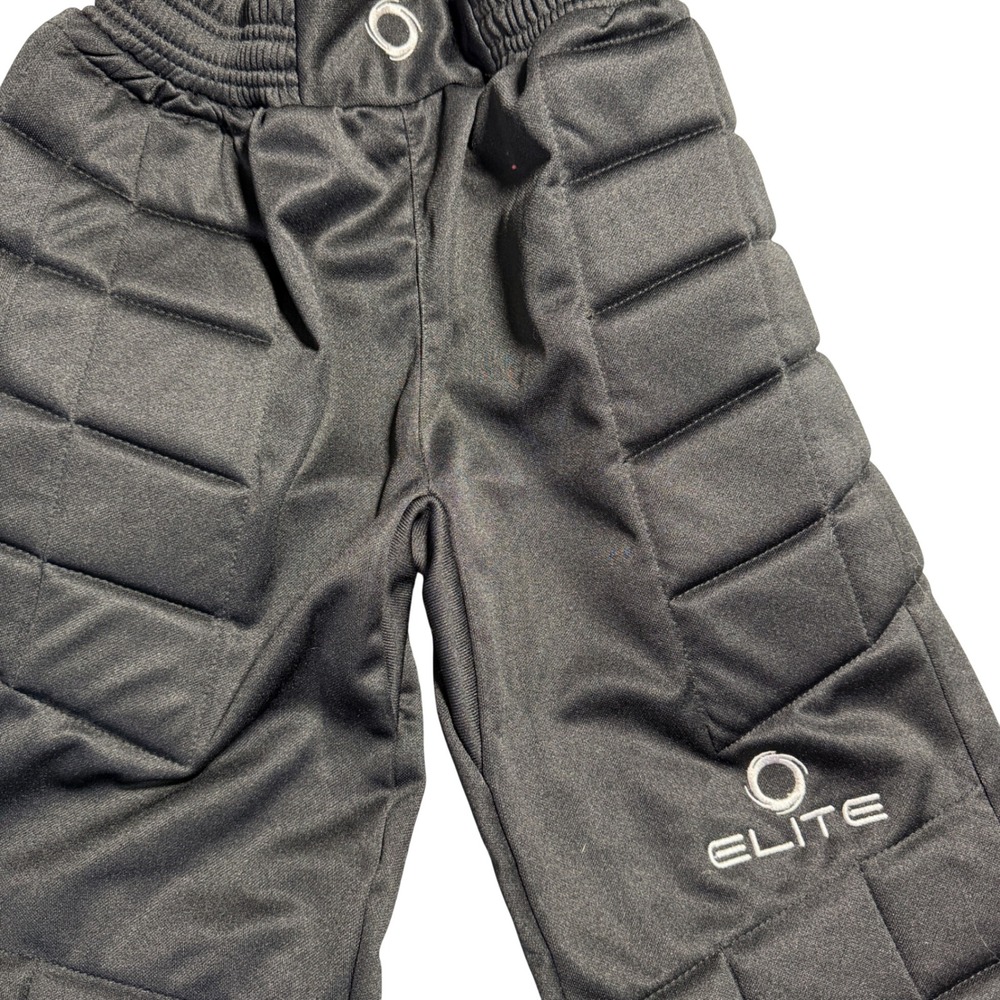 Elite Sport‎ Kids Goalkeeper Pants Black Padded Soccer Goalie Trousers Size 16